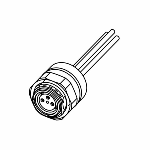 Woodhead M8-3P-Recfem-Back-0.2M 4R3L40E02C200